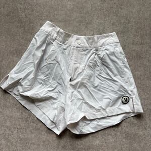 Vuori White Solar Shorts